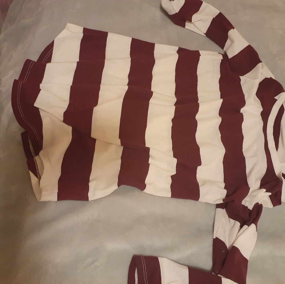 Derek heart striped tee